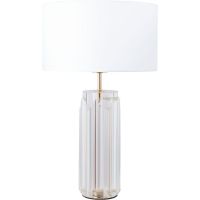 Настольная лампа Maytoni Modern Muse MOD304TL-01G Белая Золото Прозрачная — фото 1, Настольные лампы