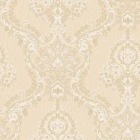 Обои Roberto Borzagi King 90115-3 Винил на флизелине (1,06*10) Бежевый, Дамаск — фото 1, Обои для стен