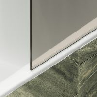 Товар: Шторка на ванну Maybah Glass MGV-68-6ш 600x1400 в широком профиле Черный стекло бронзовое - фото 6 Шторка на ванну Maybah Glass MGV-68-6ш 600x1400 в широком профиле Черный стекло бронзовое — фото 6, Неподвижные шторки для ванной