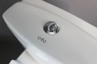 Унитаз компакт Creo Ceramique Tours TO1003N+TO1002RS с бачком и сиденьем Микролифт — фото 8, Унитазы