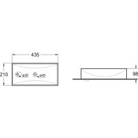 Товар: Раковина SantiLine 44 SL-2009LMG Серая матовая - фото 2 Раковина SantiLine 44 SL-2009LMG Серая матовая — фото 2, Мини-раковины