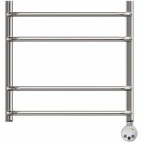 Электрический полотенцесушитель Point Нептун PN09155E П4 500x500 левый/правый Хром — фото 1, Электрические полотенцесушители