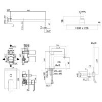 Комплект смесителей Paffoni Elle Хром арт-KITEL015CR071 — фото 9, Готовые комплекты для ванной комнаты