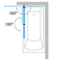 Товар: Шторка на ванну Koller Pool Waterfall Line 115 L QP97 профиль Хром стекло рифленое - фото 4 Шторка на ванну Koller Pool Waterfall Line 115 L QP97 профиль Хром стекло рифленое — фото 4, Неподвижные шторки для ванной