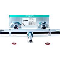 Смеситель для ванны Hansgrohe Ecostat Comfort 13114000 с термостатом Хром — фото 4, Смесители