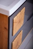 Товар: Тумба под раковину Бриклаер Форест 100 4627125414664 подвесная Дуб золотой Антрацит - фото 5 Тумба под раковину Бриклаер Форест 100 4627125414664 подвесная Дуб золотой Антрацит — фото 5, Мебель для ванной