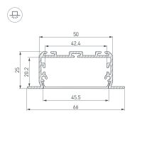 Товар: Профиль алюминиевый Arlight Klus-Power 028919 встраиваемый Серебристый - фото 3 Профиль алюминиевый Arlight Klus-Power 028919 встраиваемый Серебристый — фото 3, Профили для светодиодных лент
