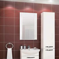 Зеркало Aquaton Ария 65 1A133702AA010 Белое — фото 2, Зеркала в ванную комнату