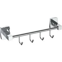 Вешалка для полотенец CeramaLux Cube 12618 Хром — фото 1, Крючки для полотенец