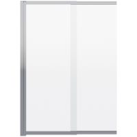 Шторка на ванну Berges River S Slider 98х145 065021 профиль Хром стекло матовое — фото 7, Неподвижные шторки для ванной