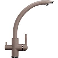 Смеситель для кухни Ulgran Classic U-017-302 Песочный — фото 1, Смесители