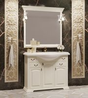 Тумба под раковину Opadiris Риспекто 105 Z0000006705 Слоновая кость ручки Бронза — фото 6, Мебель для ванной