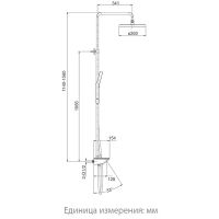 Душевая система Gappo G2495-88 Белая — фото 14, Душевые стойки