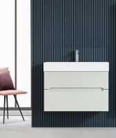 Товар: Тумба с раковиной Orka Malta 100 5001480 подвесная Кашемировая матовая - фото 3 Тумба с раковиной Orka Malta 100 5001480 подвесная Кашемировая матовая — фото 3, Мебель для ванной