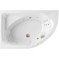 Акриловая ванна Excellent Aquarella 170x110 L WAEX.ARL17.SMART.BR с гидромассажем — фото 1, Ванны