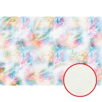 Фреска Ortograf Levity 33382 Фактура флок FLK Флизелин (4*2,7) Разноцветный, Перья — фото 1, Фрески