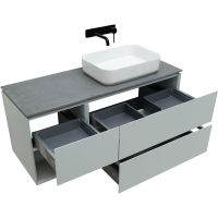 Товар: Тумба под раковину Allen Brau Infinity 120 R 1.21007.PWM подвесная Папирус матовый - фото 11 Тумба под раковину Allen Brau Infinity 120 R 1.21007.PWM подвесная Папирус матовый — фото 11, Тумбы под раковину