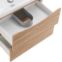 Тумба под раковину BelBagno Marino-Cer 70 MARINO-CER-700-2C-SO-WO-P подвесная Rovere Bianco — фото 5, Тумбы под раковину