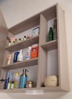 Зеркальный шкаф Onika Дельта 70.00 207020 Ясень шимо светлый — фото 2, Зеркальные шкафы в ванную