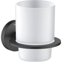 Стакан для зубных щеток Aquatek Оберон AQ4204MB Черный матовый — фото 1, Стаканы для зубных щеток