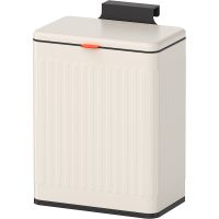 Ведро для мусора WeltWasser WW Vine MK 8L 10000011274 Молочно-белое — фото 1, Мусорные ведра