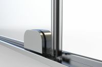 Душевой уголок Allen Brau Fantasy 160x80 3.11010.00 + 3.11011.00 профиль Хром стекло прозрачное — фото 22, Прямоугольные душевые уголки