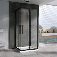 Товар: Душевой уголок Abber Schwarzer Diamant 90х90 AG02090BH-S90B профиль Черный стекло прозрачное - фото 2 Душевой уголок Abber Schwarzer Diamant 90х90 AG02090BH-S90B профиль Черный стекло прозрачное — фото 2, Душевые уголки