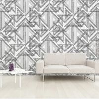 Обои Wiganford by Solo Crystal Ice AK2059 Винил на флизелине (1,06*10,05) Белый/Голубой, Геометрия — фото 2, Обои для стен