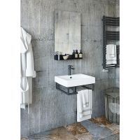 Зеркало Sanflor Тайлер 50 С08365 Черный муар — фото 2, Мебель для ванной