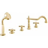 Товар: Смеситель на борт ванны Rav Slezak Morava retro MK164.5PZ Золото - фото 1 Смеситель на борт ванны Rav Slezak Morava retro MK164.5PZ Золото — фото 1, Смесители