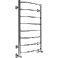 Водяной полотенцесушитель Terminus Виктория П8 500x800 4670078530134 Хром, нижнее подключение, G 1/2" ВР — фото 1, Водяные полотенцесушители