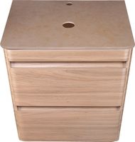 Тумба под раковину Style Line Атлантика Люкс Plus 60 подвесная Ясень перламутр арт-СС-00002217 — фото 5, Тумбы под раковину