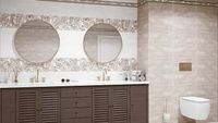 Товар: Керамический бордюр Alma Ceramica Bonita BWU54BNT004 8х50 см - фото 2 Керамический бордюр Alma Ceramica Bonita BWU54BNT004 8х50 см — фото 2, Керамическая плитка
