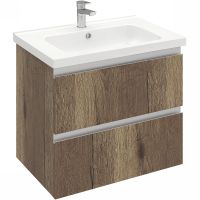 Тумба под раковину Laparet Electra 70 LE-WCAB-70-222 подвесная Дуб Рока — фото 1, Мебель для ванной