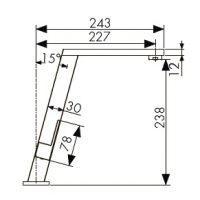Смеситель для кухни Kaiser Vico 30144-5 Серебро — фото 2, Смесители