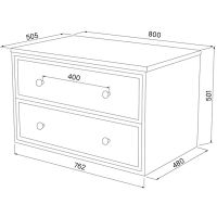 Товар: Тумба под раковину Iddis Torr 80 TOR80DMi95K подвесная Темно-серая - фото 7 Тумба под раковину Iddis Torr 80 TOR80DMi95K подвесная Темно-серая — фото 7, Мебель для ванной