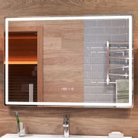 Зеркало Vigo Geometry Luxe 100 z.GEO.100.Luxe с подсветкой с сенсорным выключателем — фото 1, Зеркала в ванную комнату