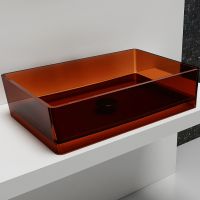 Товар: Раковина-чаша Abber Kristall 60 AT2803Opal Коричневая - фото 2 Раковина-чаша Abber Kristall 60 AT2803Opal Коричневая — фото 2, Раковины накладные