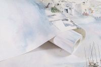 Обои Артекс Марина 10878-02 Винил на флизелине (1,06*10,05) Розовый/Голубой, Город/Море — фото 8, Обои для стен