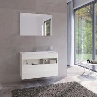 Тумба под раковину Keuco Stageline 100 32872 300000 подвесная Белая — фото 2, Мебель для ванной