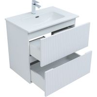 Товар: Тумба под раковину Aquanet Джейн 70 313285 подвесная Белая матовая - фото 3 Тумба под раковину Aquanet Джейн 70 313285 подвесная Белая матовая — фото 3, Мебель для ванной