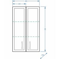 Товар: Подвесной шкаф Stella Polar Концепт 48 SP-00000139 Белый - фото 5 Подвесной шкаф Stella Polar Концепт 48 SP-00000139 Белый — фото 5, Шкафы для ванной