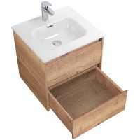 Тумба под раковину BelBagno Kraft 50 KRAFT-500-2C-SO-RT подвесная Rovere Tabacco — фото 4, Тумбы под раковину