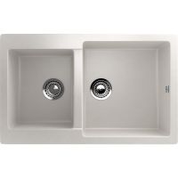 Кухонная мойка Ulgran Classic U-505-341 Ультра-белая — фото 1, Кухонные мойки