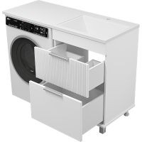 Товар: Тумба под раковину Brevita Enfida 120 ENF-07060-012Я Белая матовая - фото 8 Тумба под раковину Brevita Enfida 120 ENF-07060-012Я Белая матовая — фото 8, Мебель для ванной