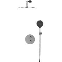 Товар: Душевая система Whitecross Y brushed nickel YSET08TOPNIB с термостатом Брашированный никель - фото 2 Душевая система Whitecross Y brushed nickel YSET08TOPNIB с термостатом Брашированный никель — фото 2, Душевое оборудование. Душевая программа