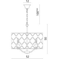 Товар: Люстра Divinare Dunkan 2021/04 LM-5 Античный черный Золото матовое - фото 5 Люстра Divinare Dunkan 2021/04 LM-5 Античный черный Золото матовое — фото 5, Люстры