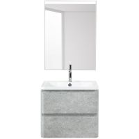 Тумба под раковину BelBagno 70 подвесная Cemento Verona Grigio арт-ALBANO-700-2C-SO-CVG — фото 9, Тумбы под раковину