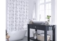 Товар: Шторка для ванны Fixsen Laguna FX-1501A Серая - фото 2 Шторка для ванны Fixsen Laguna FX-1501A Серая — фото 2, Аксессуары для туалета