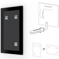 Зеркало Evoform Definite 83х63 BY 1009 в багетной раме - Сухой тростник 51 мм — фото 5, Мебель для ванной
